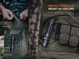 Fenix PD36R V2 Compact Rechargeable Tactical Flashlight - 1700 Lumens - Magnadyne