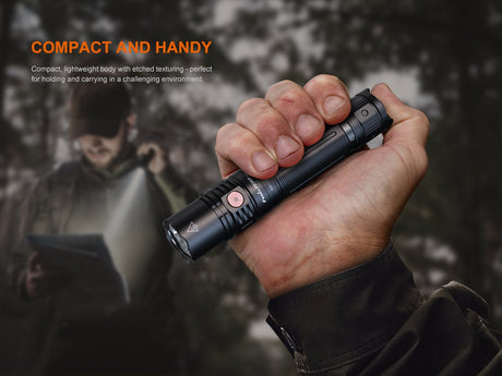 Fenix PD36R V2 Compact Rechargeable Tactical Flashlight - 1700 Lumens - Magnadyne