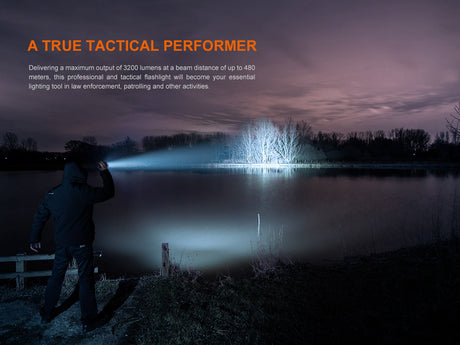 Fenix TK22R Rechargeable Tactical & Duty Flashlight - Magnadyne