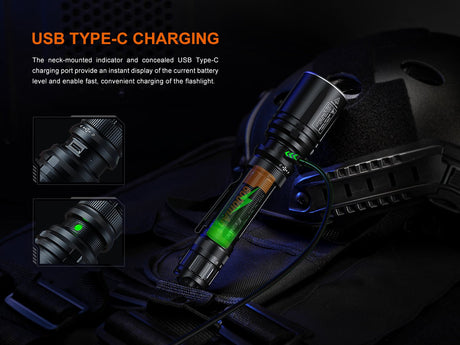 Fenix TK30R Tactical White Laser Rechargeable Flashlight - Magnadyne