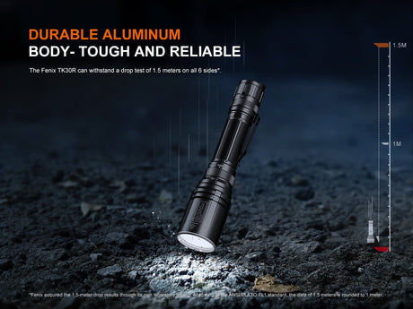 Fenix TK30R Tactical White Laser Rechargeable Flashlight - Magnadyne