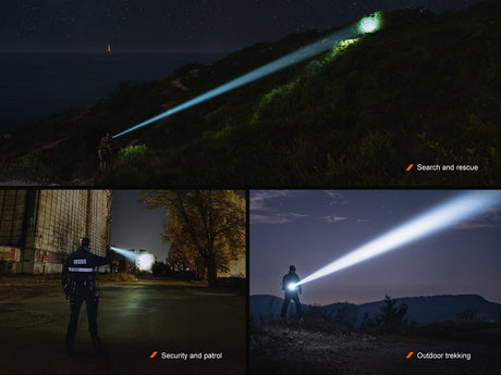 Fenix TK30R Tactical White Laser Rechargeable Flashlight - Magnadyne