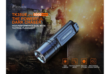 Fenix TK35UE V2.0 Flashlight - 5000 Lumens - Magnadyne