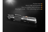 Fenix UC35 V2.0 LED Rechargeable EDC Flashlight - Magnadyne