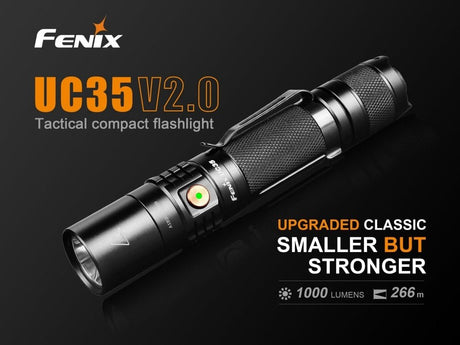 Fenix UC35 V2.0 LED Rechargeable EDC Flashlight - Magnadyne