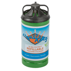 Flame King 2 Pack 1 lb. Refillable Propane Tank Cylinder - Magnadyne