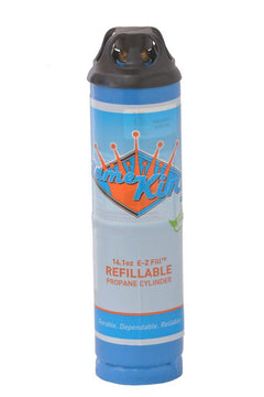 Flame King Eco Friendly Sustainable 1lb Refillable Propane Tank Welding LP Cylinder 14.1 - Magnadyne