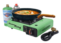 Flame King Portable Butane & Propane Gas Stove with Single Burner - Magnadyne