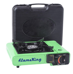 Flame King Portable Butane & Propane Gas Stove with Single Burner - Magnadyne