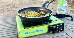 Flame King Portable Butane & Propane Gas Stove with Single Burner - Magnadyne