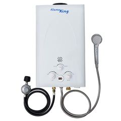 Flame King Tankless RV Camping Hot Shower Propane Water Heater 68,000 BTU