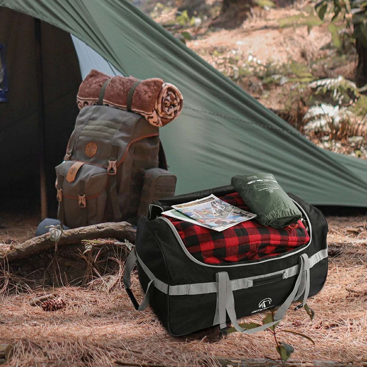 Foldable Duffle Bag with Wheels for Travel 85/120L Magnadyne