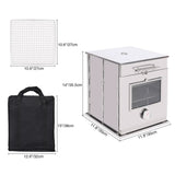 Foldable Stainless Steel Camping Oven with 3 Tier Grill for Propane Stove Baking Outdoor Cooking - Magnadyne