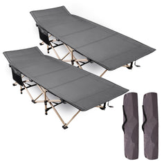 Folding Camping Cots for Adults Heavy Duty, Blue Grey - Magnadyne