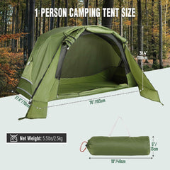 Folding Camping Tent cot for 1 Person - Magnadyne