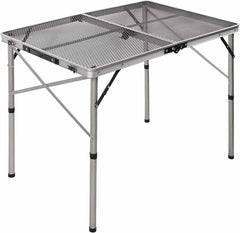 Folding Grill Table for Outside with Adjustable Height Legs - Magnadyne