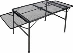 Folding Grill Table for Outside with Adjustable Height Legs - Magnadyne