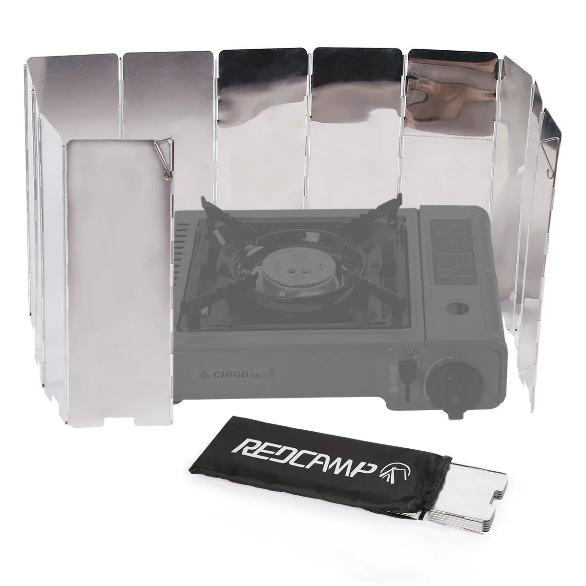 Folding Outdoor Stove Windscreen,9/10/12 Plates - Magnadyne