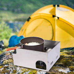 Folding Stainless Steel Stove Windscreen for Outdoor - Magnadyne