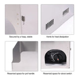 Folding Stainless Steel Stove Windscreen for Outdoor - Magnadyne