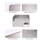 Folding Stainless Steel Stove Windscreen for Outdoor - Magnadyne