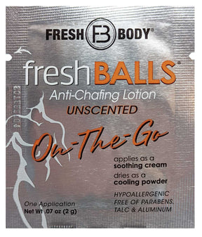 Fresh Balls "On-The-Go" Lotion Packets for Men (Unscented) - Magnadyne
