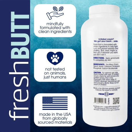 Fresh Butt Body Powder 6 oz - Magnadyne