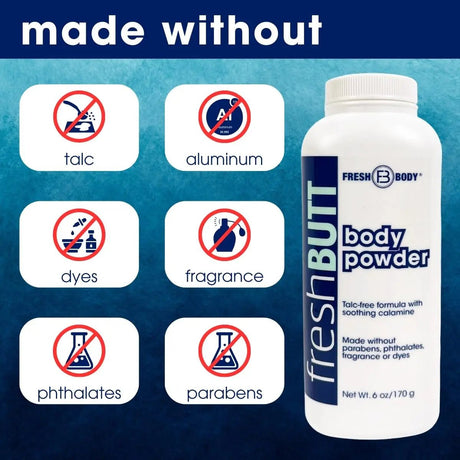 Fresh Butt Body Powder 6 oz - Magnadyne