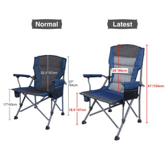 Heavy Duty Folding Camping Chair with High Back & Cup Holder - Magnadyne