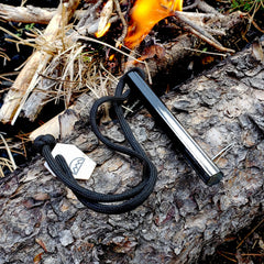 HexaLite™ "Mini" - Compact Ferro Rod Fire Starter - 6 - Sided Shape & Ceramic Striker - Magnadyne