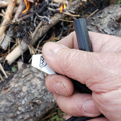 HexaLite™ "Mini" - Compact Ferro Rod Fire Starter - 6 - Sided Shape & Ceramic Striker - Magnadyne