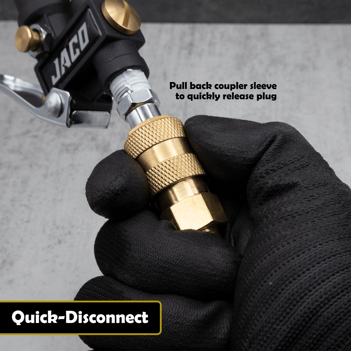 Hi-Flo Quick Connect Air Fittings | Plug & Coupler Kit - 1/4" NPT (Set of 12) - Magnadyne