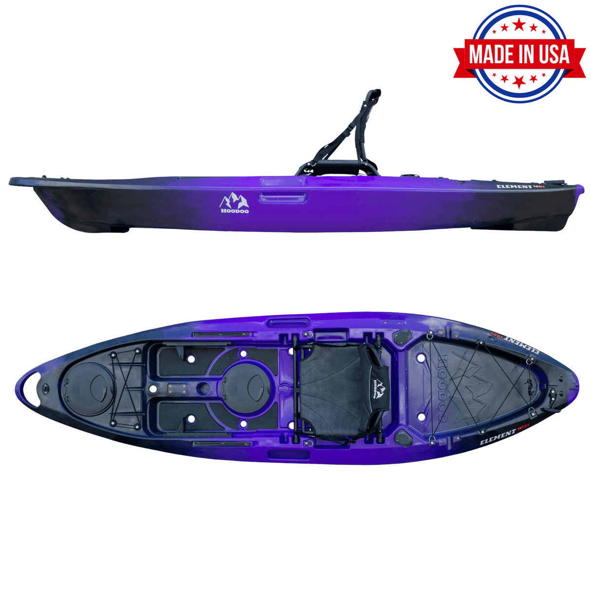 Hoodoo Element 100S Sit On Top Kayak - Magnadyne