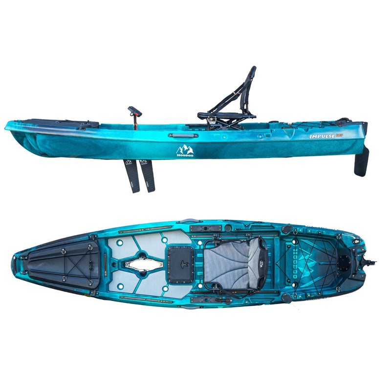 Hoodoo Impulse 105 Fin Drive Kayak - Magnadyne