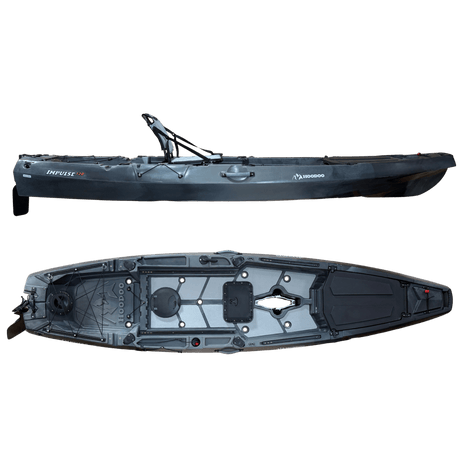 Hoodoo Impulse 120 Fin Drive Kayak - Magnadyne