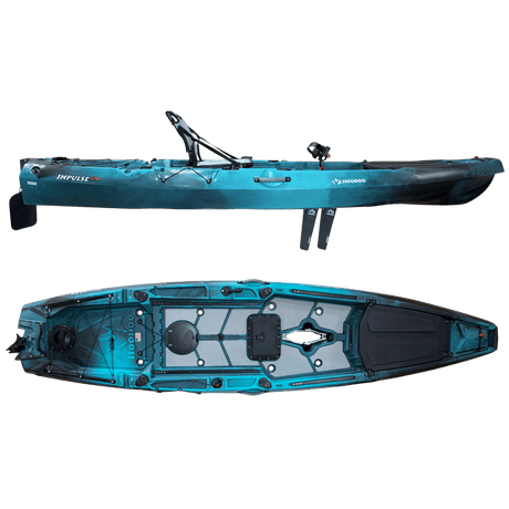 Hoodoo Impulse 120 Fin Drive Kayak - Magnadyne