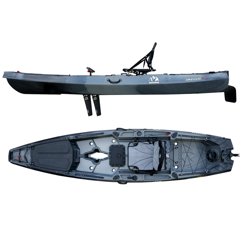 Hoodoo Impulse 120 Fin Drive Kayak - Magnadyne