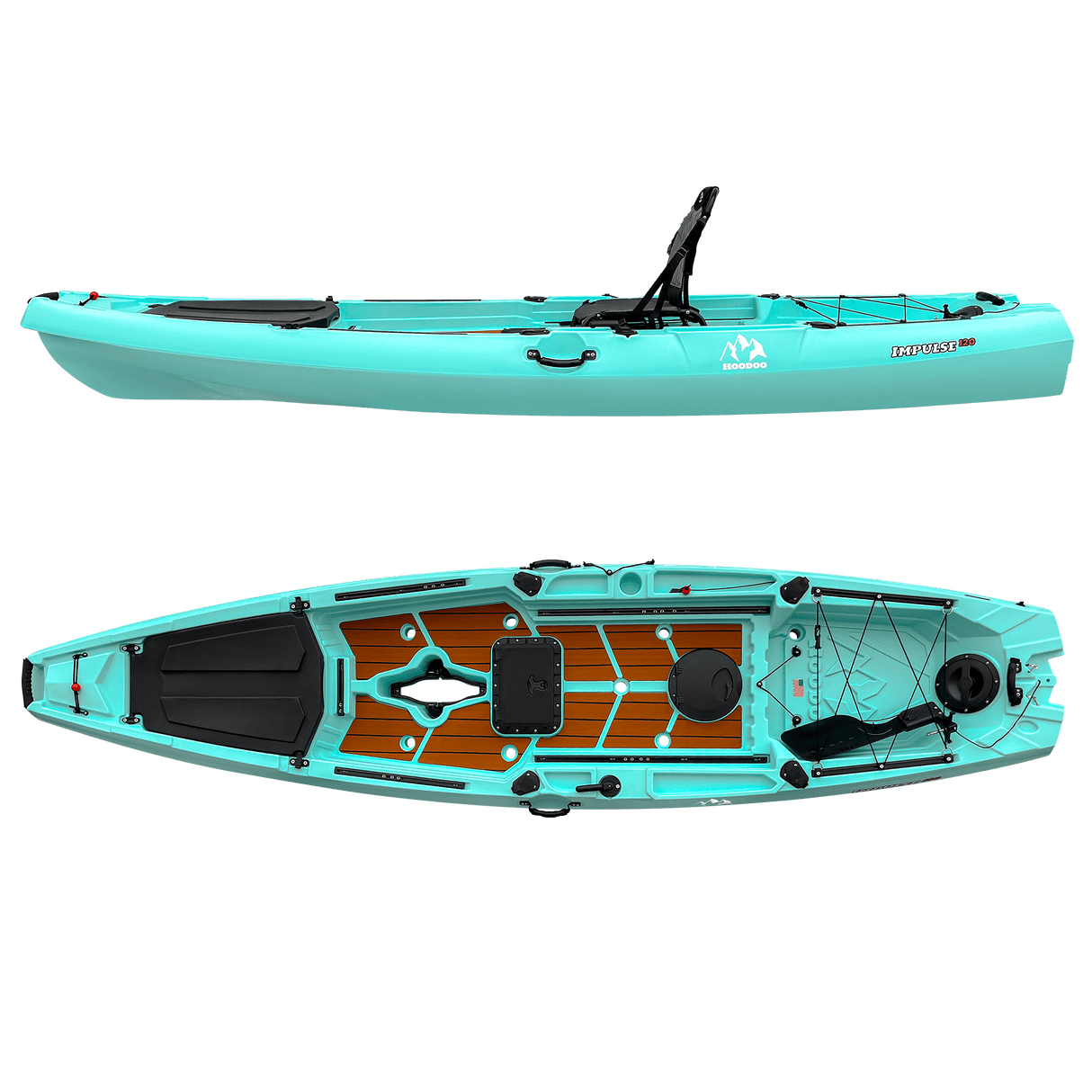 Hoodoo Impulse 120 Fin Drive Kayak - Magnadyne