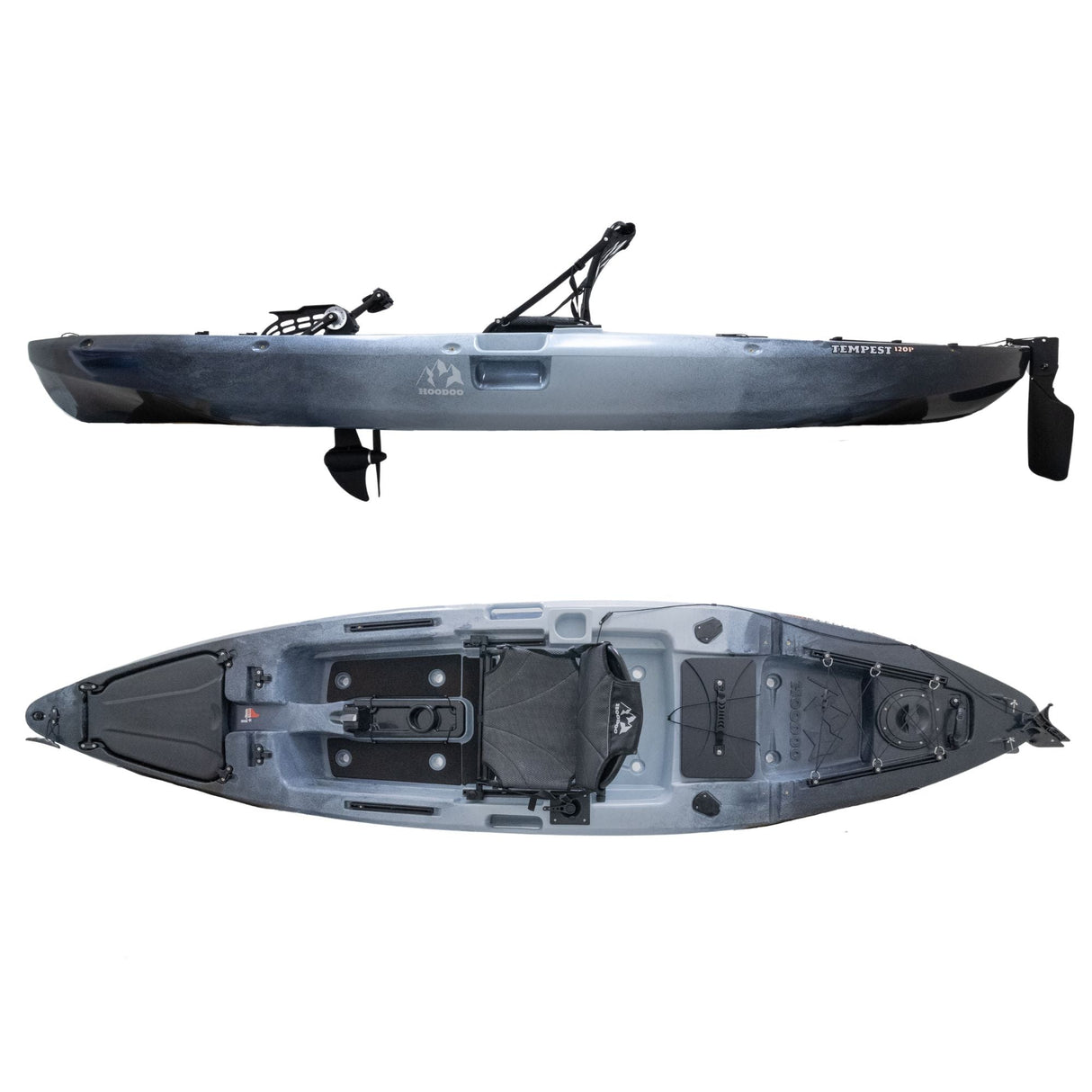 Hoodoo Tempest 120P Pedal Drive Kayak - Magnadyne