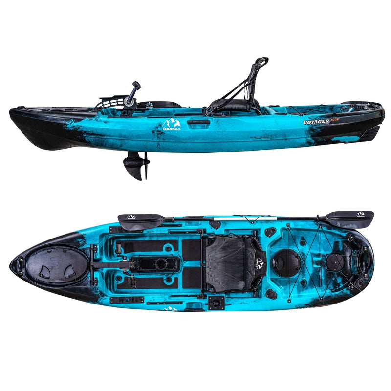 Hoodoo Voyager 100P Pedal Drive Kayak - Magnadyne