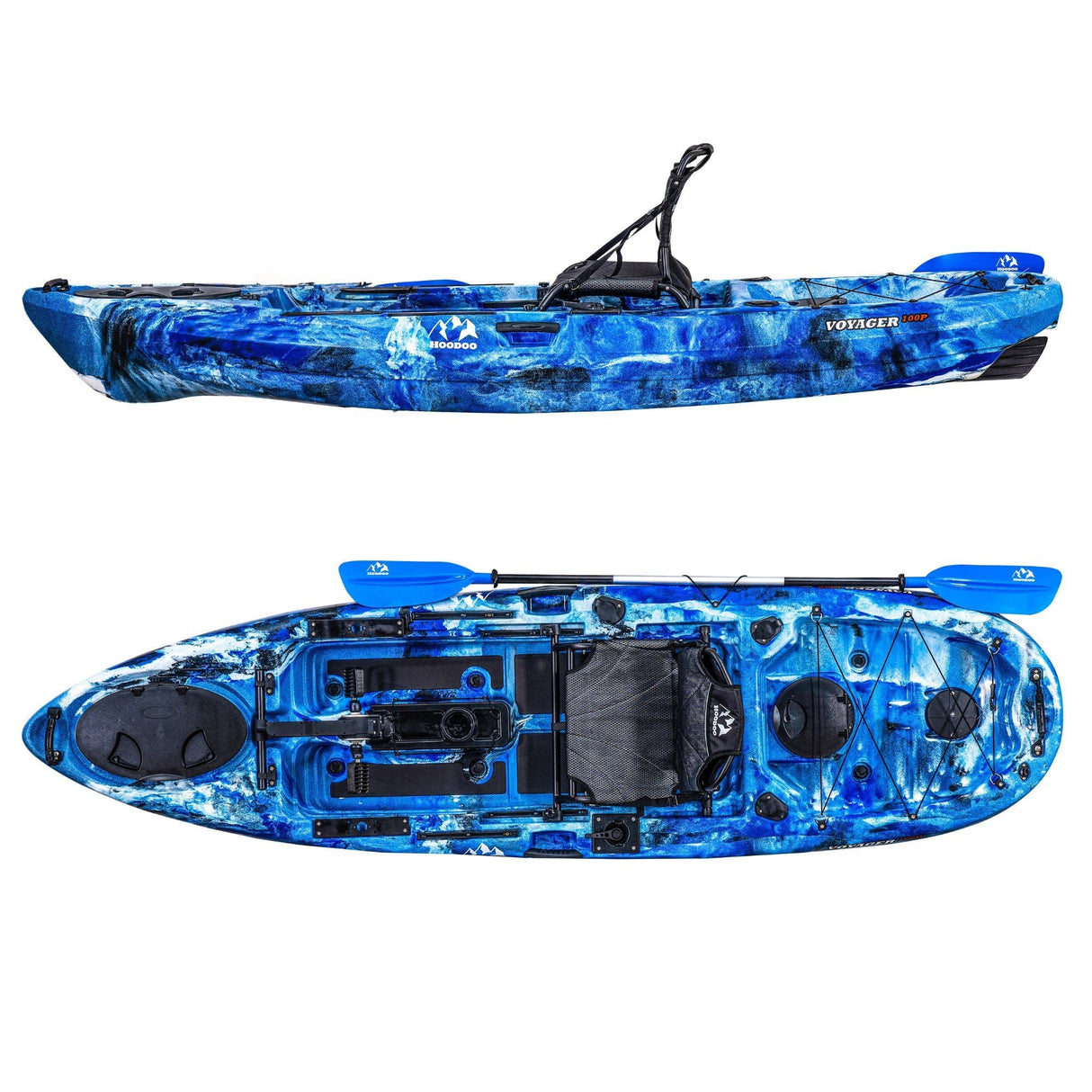Hoodoo Voyager 100P Pedal Drive Kayak - Magnadyne