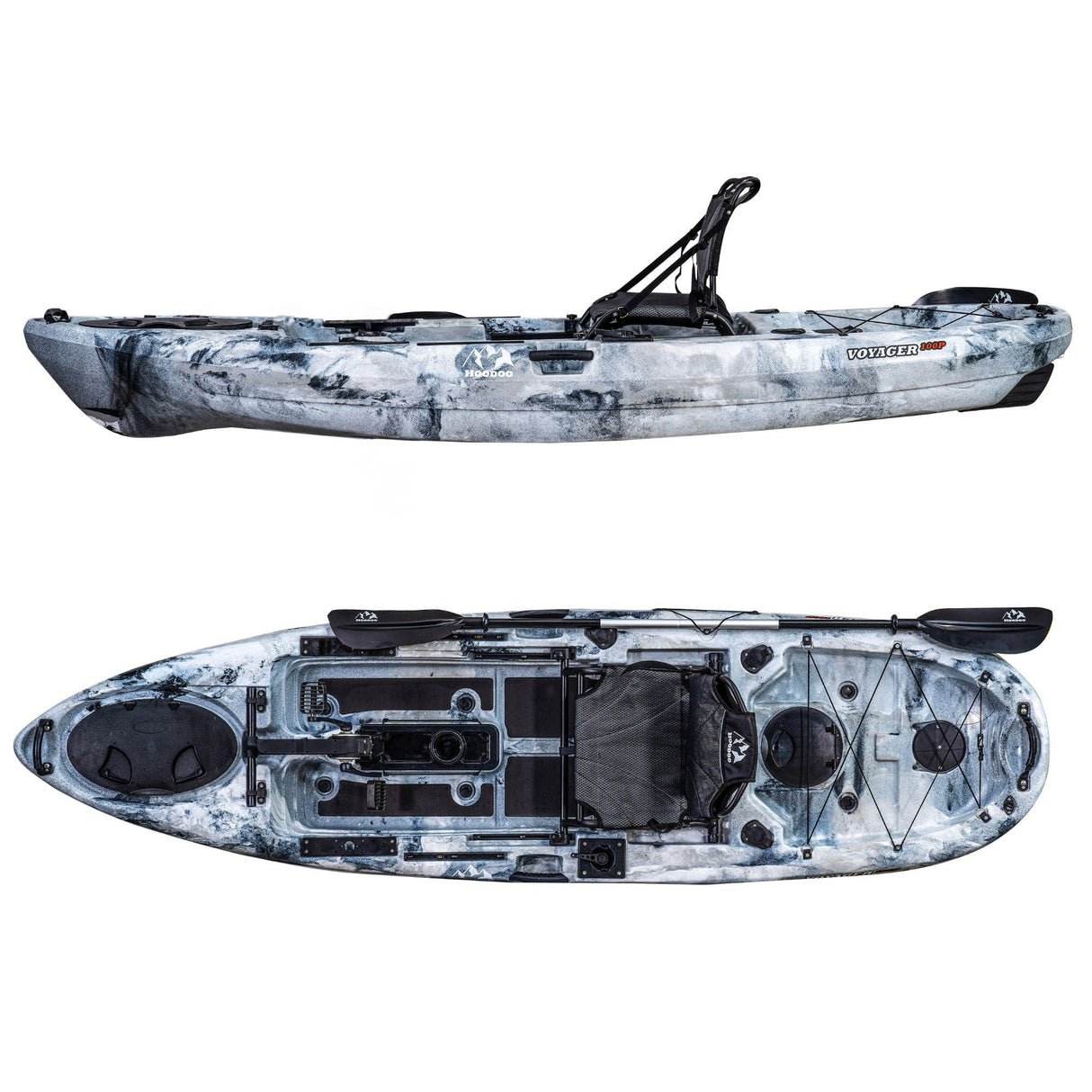 Hoodoo Voyager 100P Pedal Drive Kayak - Magnadyne