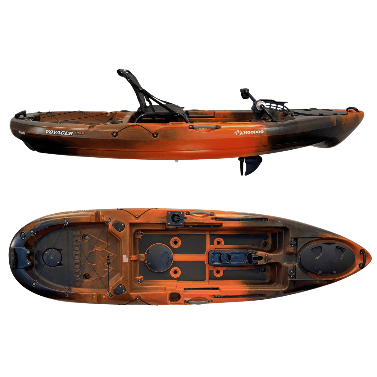 Hoodoo Voyager 100P Pedal Drive Kayak - Magnadyne