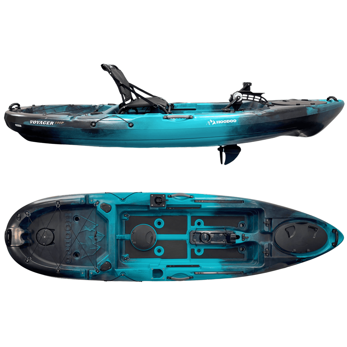 Hoodoo Voyager 100P Pedal Drive Kayak - Magnadyne