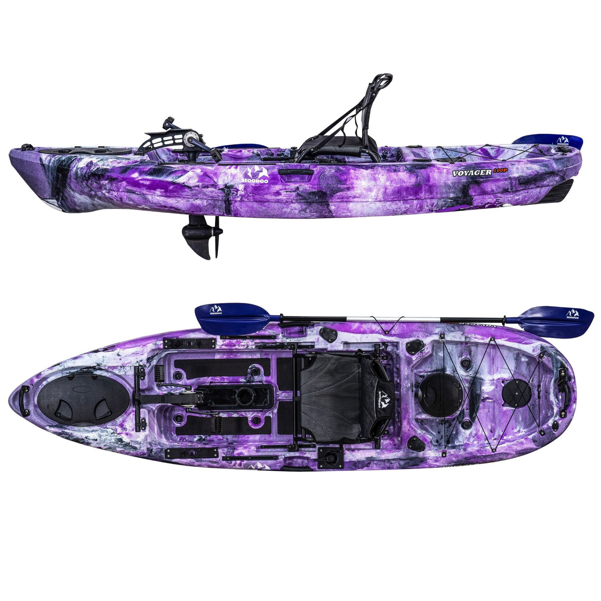 Hoodoo Voyager 100P Pedal Drive Kayak - Magnadyne