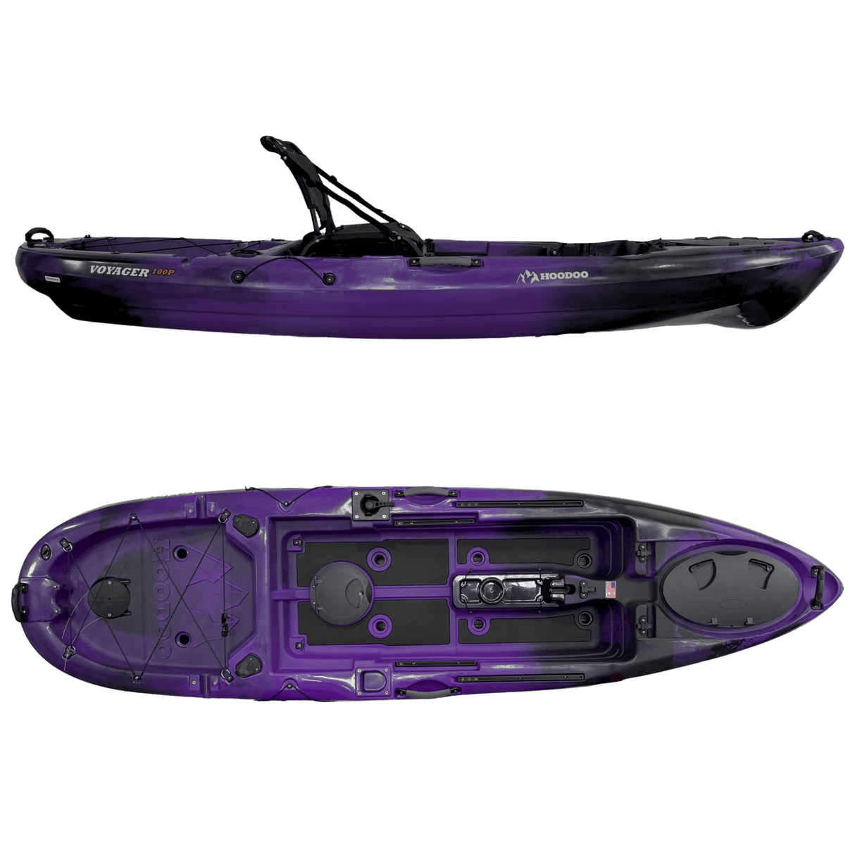 Hoodoo Voyager 100P Pedal Drive Kayak - Magnadyne