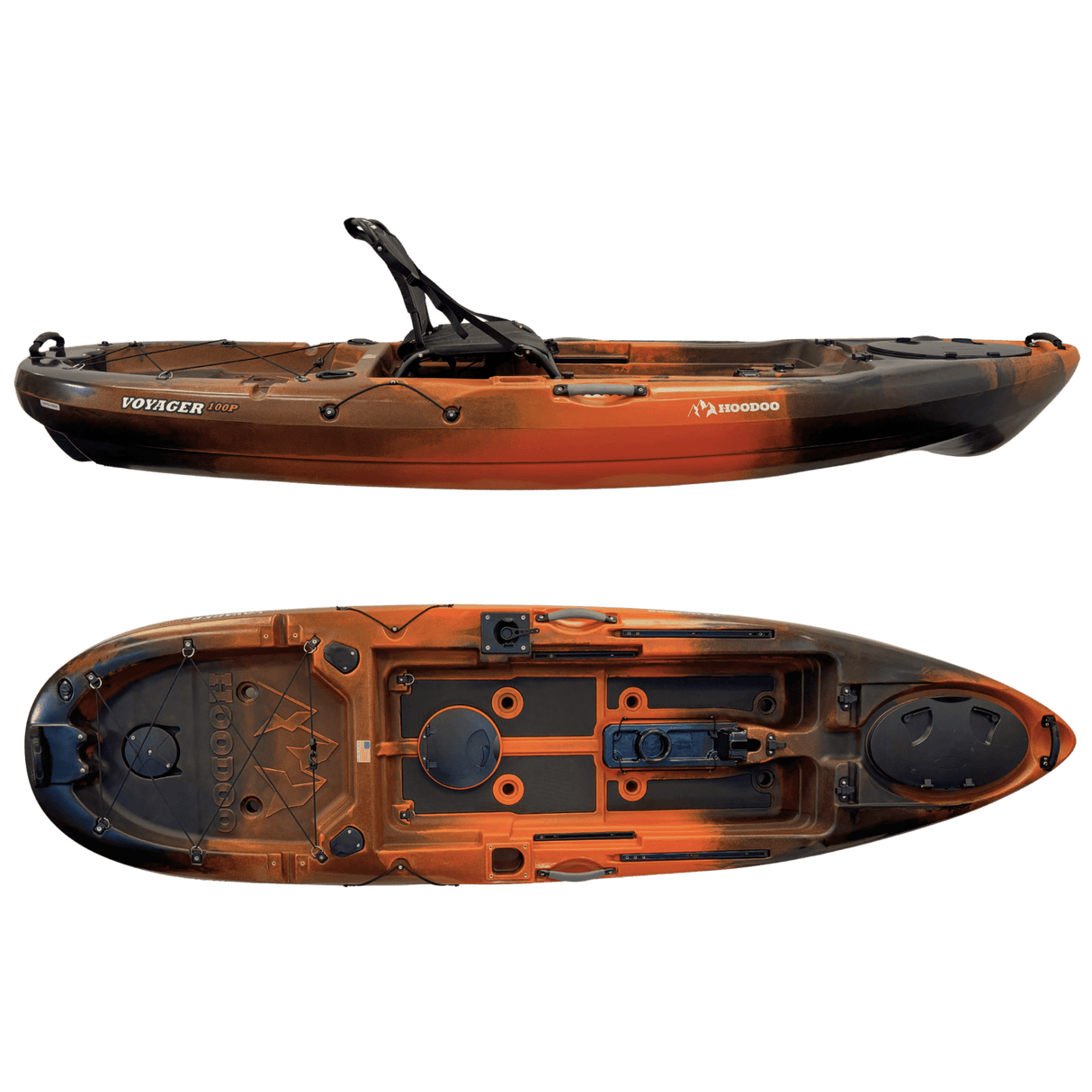 Hoodoo Voyager 100P Pedal Drive Kayak - Magnadyne