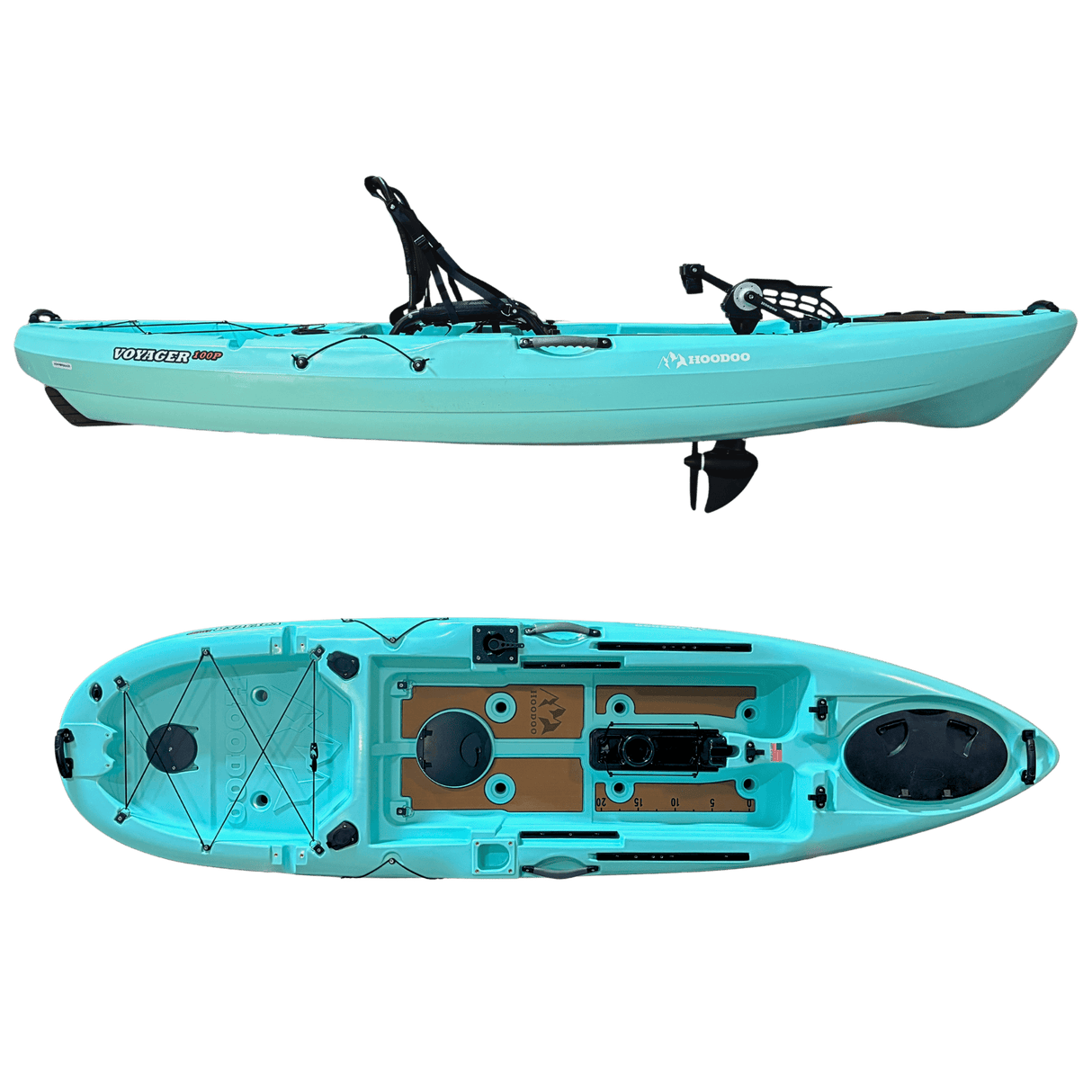Hoodoo Voyager 100P Pedal Drive Kayak - Magnadyne