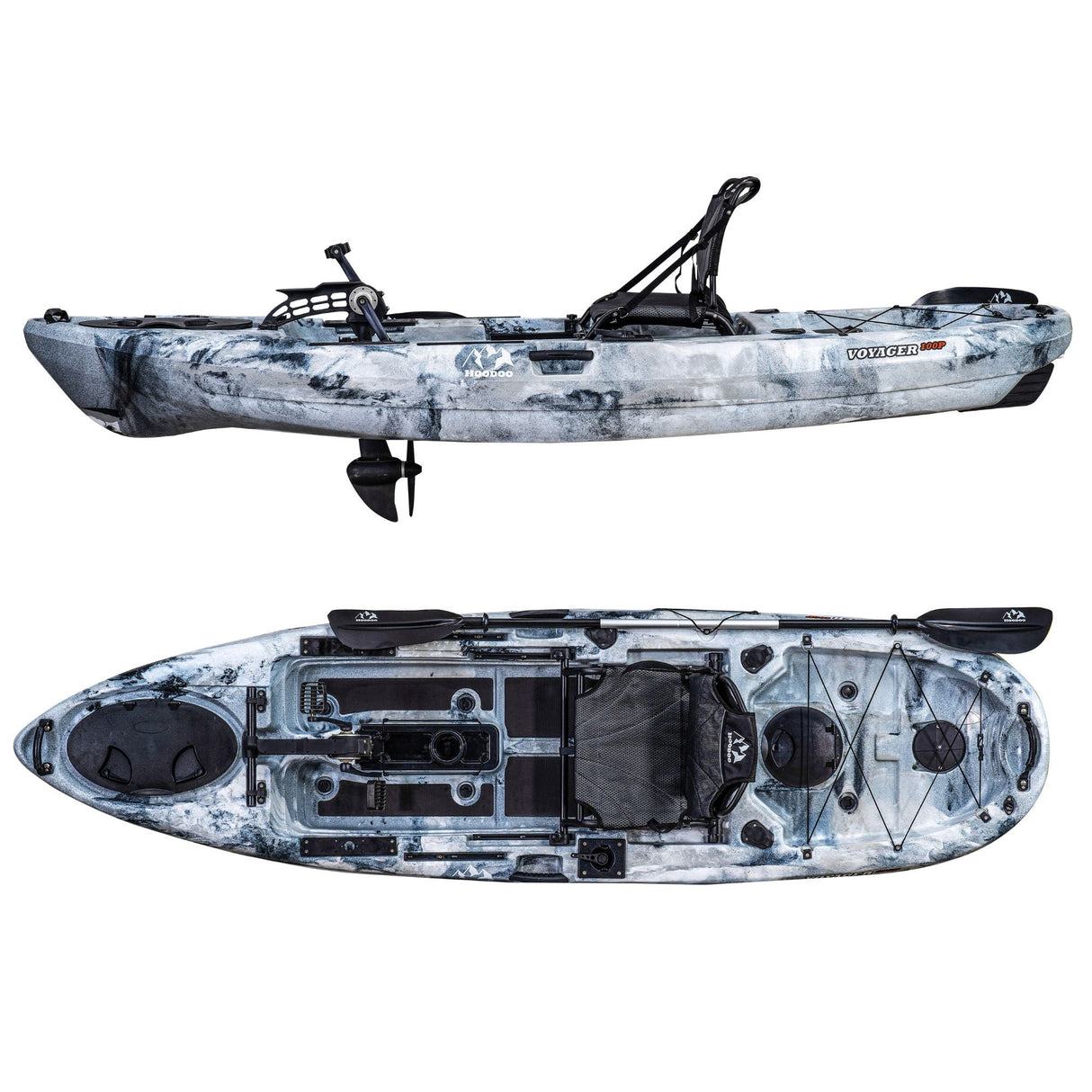 Hoodoo Voyager 100P Pedal Drive Kayak - Magnadyne