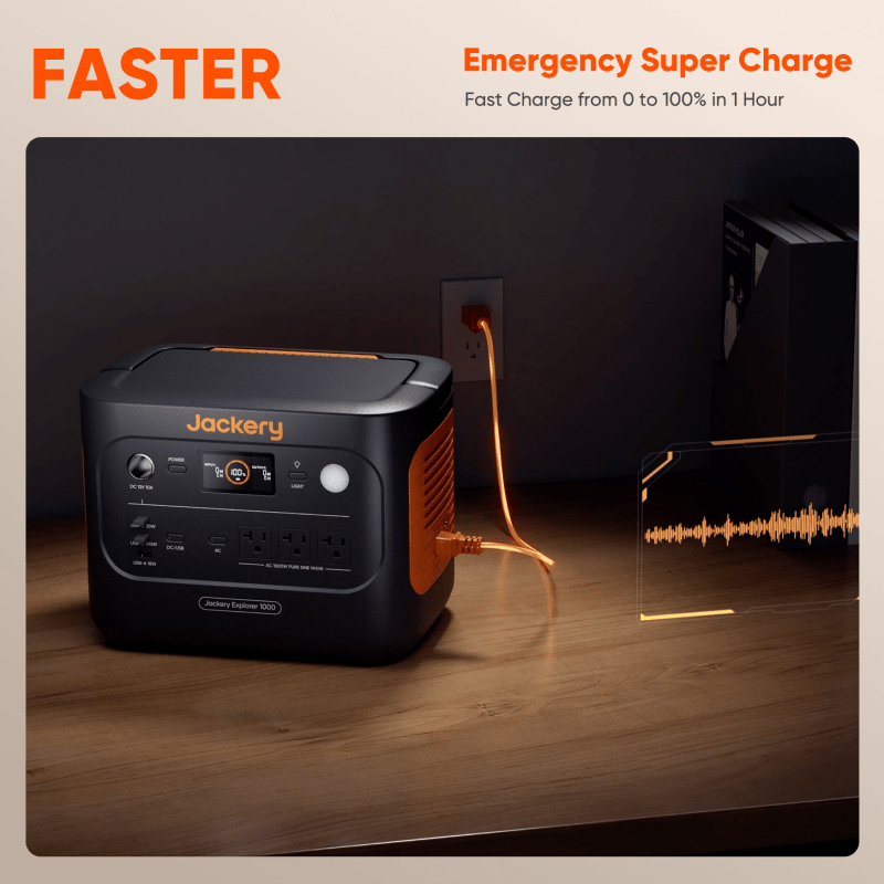 Jackery Explorer 1000 Portable Power Station - Magnadyne